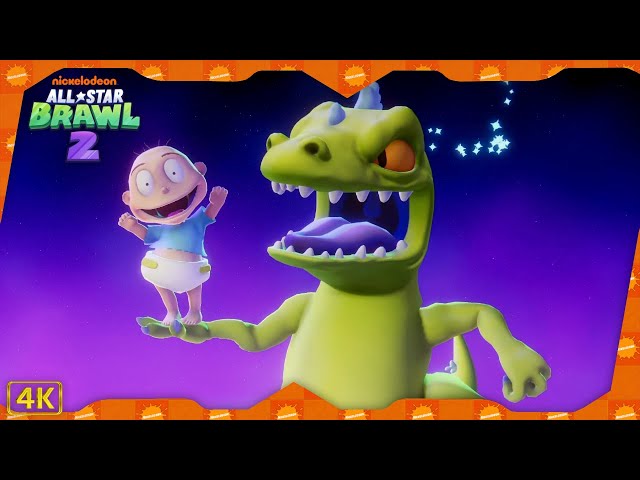 Nickelodeon All-Star Brawl 2 ⁴ᴷ Arcade Mode (Reptar gameplay)