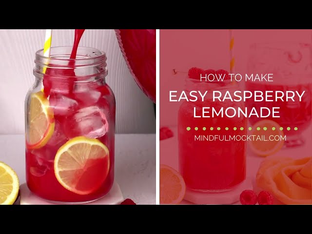 Quick Raspberry Lemonade - Easy & Healthy!