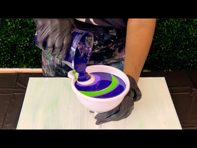Easy Abstract Art Pouring Techniques