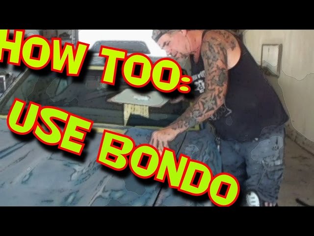 "How To Paint A Car"-By Yourself-Part 5-BONDO Dent Repairs