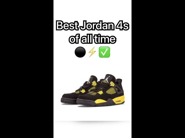 BEST JORDAN 4s of ALL TIME #shorts #jordan
