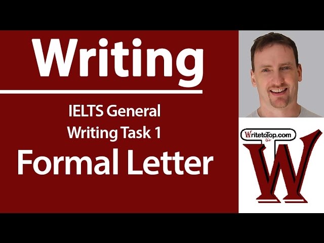 How to Write a  Formal Letter