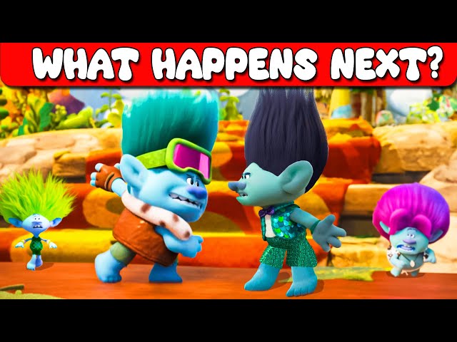Guess What Happens Next in Trolls Band Together | Viva, Clay, Velvet and Branch Quiz@IQQuiz8