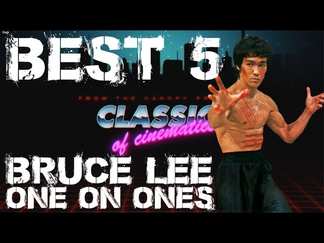 Best 5 Bruce Lee One On One Fights | Classics Of Cinematics
