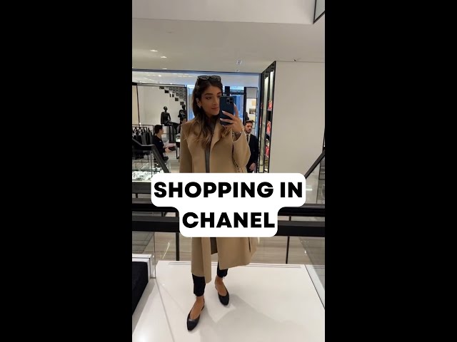 SHOPPING IN CHANEL! Heard these are back in style… #shorts