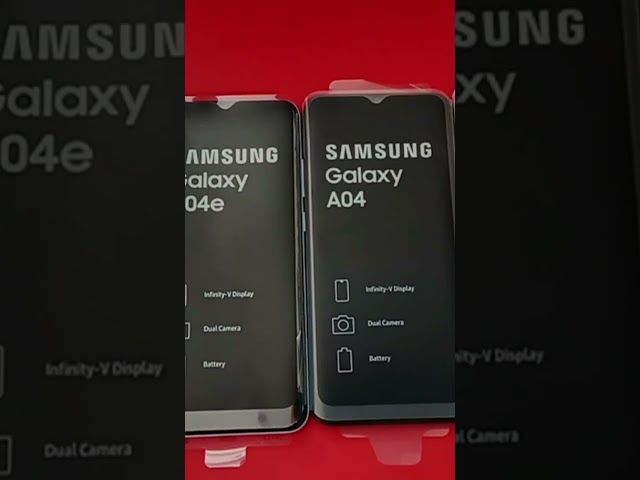 Samsung A04 vs Samsung A04e #samsung #shorts