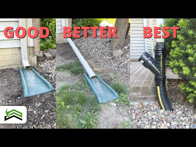3 Options for Extending Your Downspouts