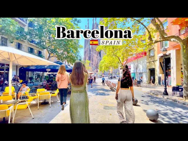 Barcelona, Spain 🇪🇸 SUMMER 2023 4K-HDR Walking Tour (▶5HOURS)
