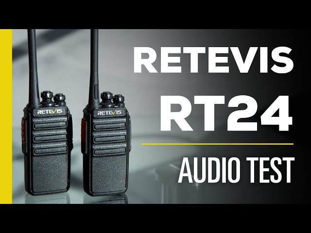 Retevis RT24 Audio Test - Motorola T80 Comparison