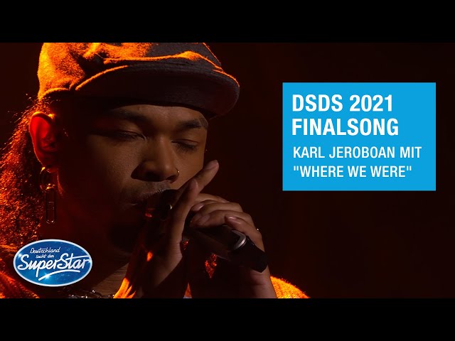 Karl Jeroboan mit "Where We Were" | DSDS 2021 Finalsong