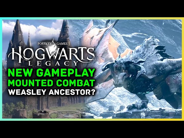 Hogwarts Legacy - New Gameplay Revealed, Mounted Combat, In game Music & Weasley Character?!