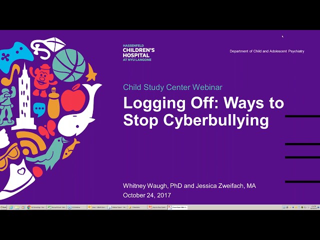 Logging Off: Ways to Stop Cyberbullying
