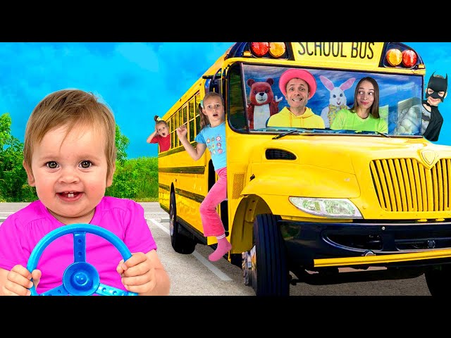 Wheels on the Bus and Finger Family Kids Songs