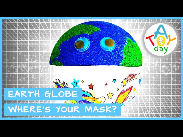 How to make Earth Globe School Project | DIY Mask | World Globe Craft | Mask Craft | World Globe DIY