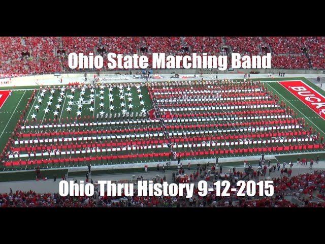 Ohio State Marching Band "Ohio Thru History"- Halftime Show vs. University of Hawai'i 9-12-2015