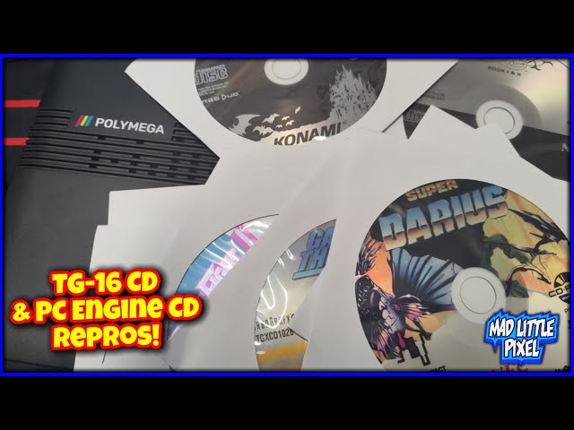 TurboGrafx-16 & PC Engine CD Reproductions Tested & Installed On The Polymega Retro Console!