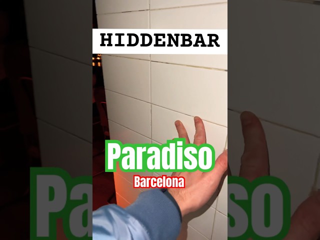 Hidden Bar Paradiso Macallan | #hiddenbar #paradiso #bar #youtubeshorts