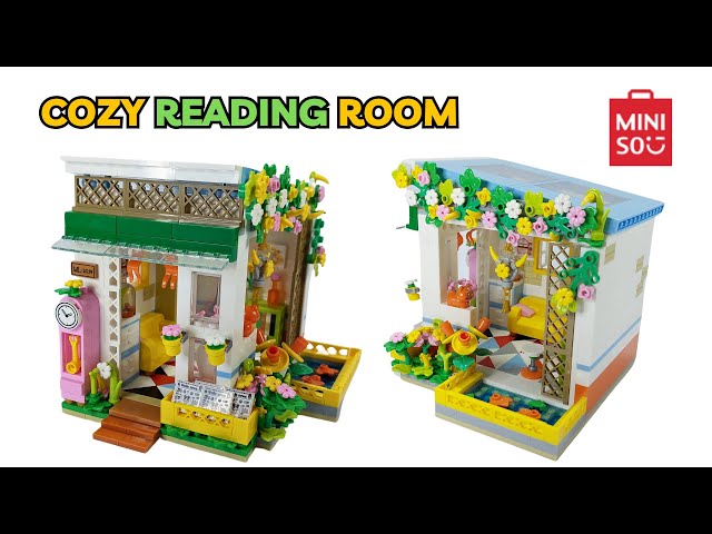 Miniature LEGO Architecture:  COZY Reading Room LEGO Speed Build (NON-LEGO)
