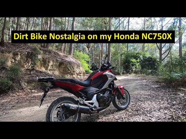 Dirt Bike Nostalgia on my Honda NC750X