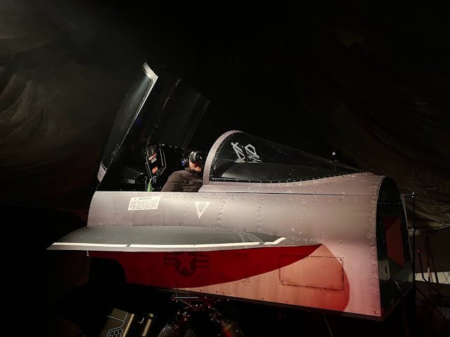 Dogfight Boss cockpit, Mission Combat Simulator, Varjo Mixed reality and Motion System 6DOF platform