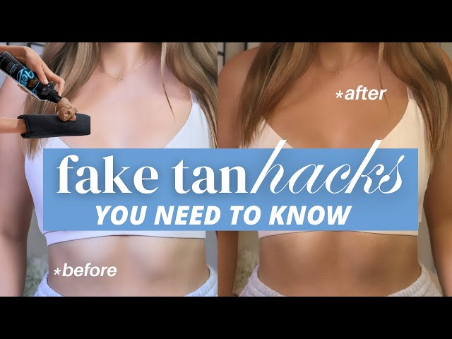 BEST Fake Tan Hacks You Need To Know + Fake Tan Routine At Home PART 2