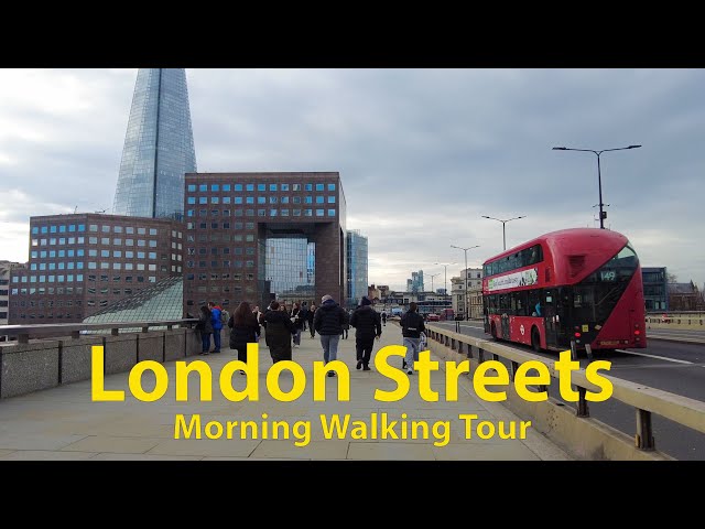 London Streets | Morning Walking Tour | UK Tour 2024