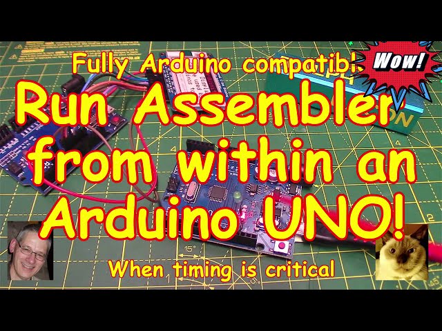 #202 Using Assembler 😵 within an Arduino Sketch - easy to do! 😊