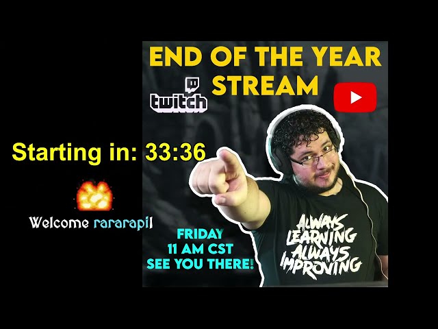 End of the Year Stream! 3D World!