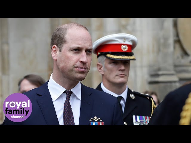 The Duke of Cambridge attends Royal Navy nuclear deterrent service at Westminster Abbey