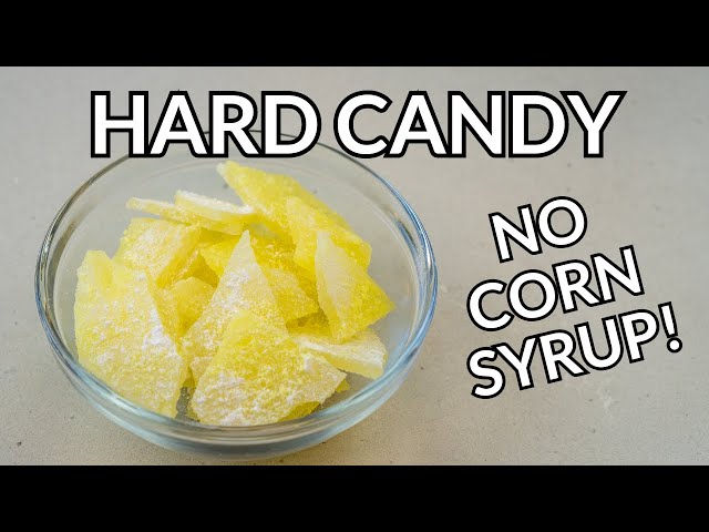 HOMEMADE Hard Candy Recipe (NO CORN SYRUP) - The Perfect GIFT!