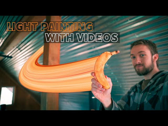 Light Painting Photos DURING the DAY! Using Videos