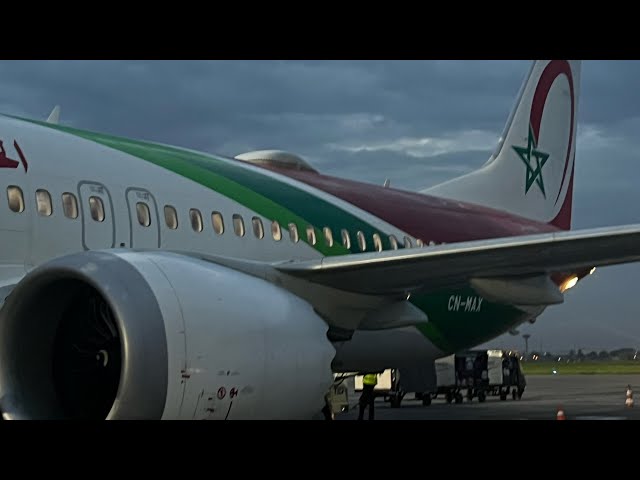 Luanda, Angola Stunning Heavy  Take Off  Royal Air Maroc 737-MAX 8