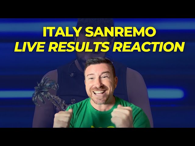 Italy: Sanremo live results reaction - Marco Mengoni wins!