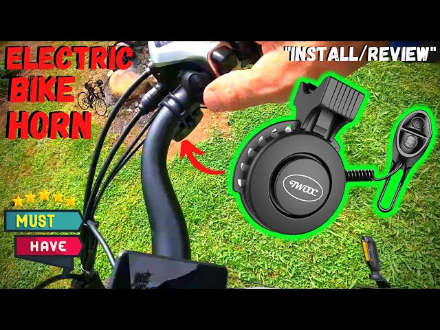 Electric Bike Horn 120db Rechargeable Amazon - Install/Review