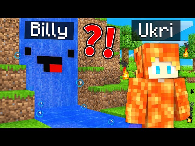 Billy vs Ukri WASSER und LAVA Hide and Seek in Minecraft!