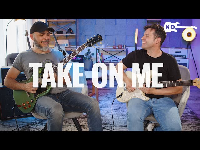 A-Ha - Take On Me - Electric Guitar Cover by Kfir Ochaion ft. Carlos Asensio - 42 Gear Street V