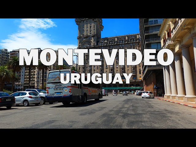 Montevideo, Uruguay - Driving Tour 4K