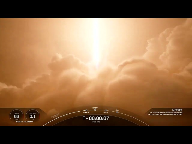 LIFTOFF! SpaceX NROL-146 Classified Launch