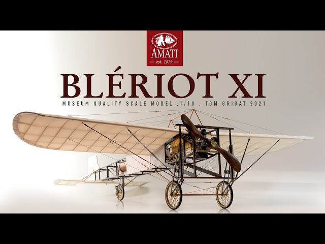 Amati's Blériot XI built in stopmotion