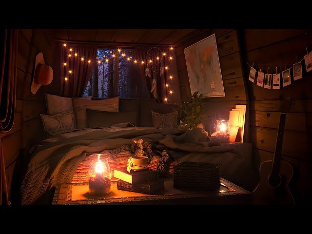 Cozy Van Ambience | Indoor Rain Sounds