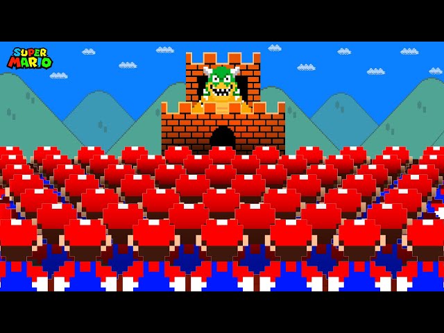 Super Mario Bros. But If Mario Can Clone Himself?...