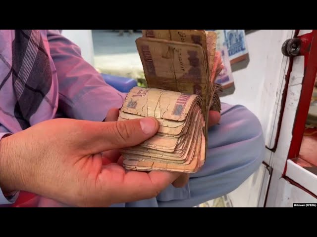 Afghan Banknotes, Like The Economy, Are Crumbling