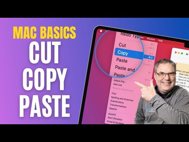 Mac Basics: Cut, Copy, and Paste