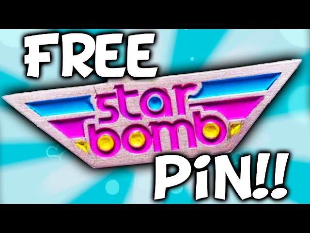 FREE STARBOMB PIN!! GET IT NOW!