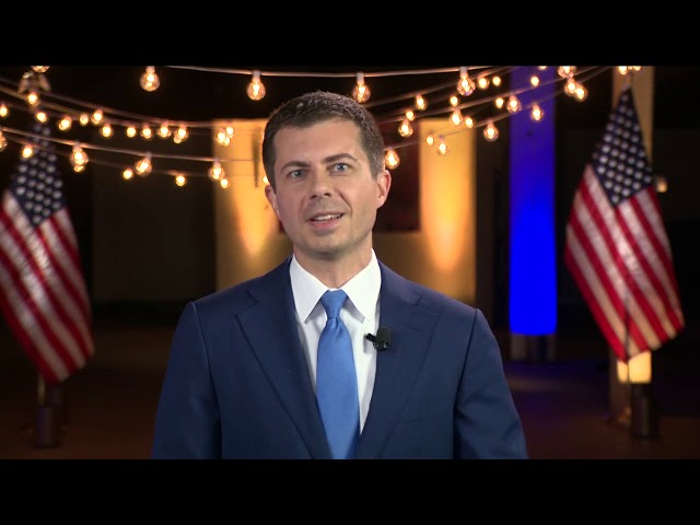 Mayor Pete Buttigieg at the Democratic National Convention