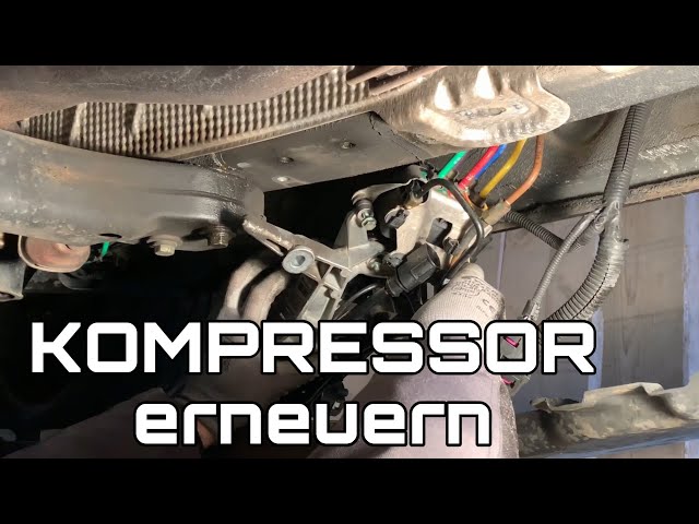 PORSCHE Cayenne Druckluftkompressor erneuern / Luftfederung Kompressor Pumpe