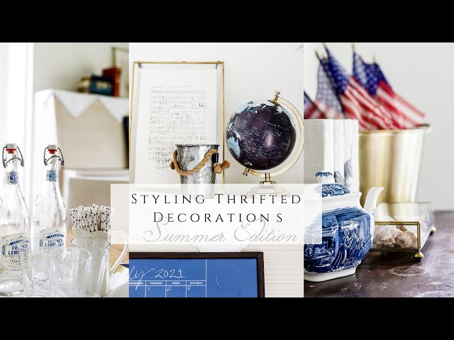 Styling Thrifted Decorations, part 9