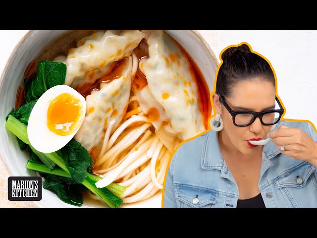 The soup with ALL my favourite things | 20-minute Dumpling Noodle Soup | Marion's Kitchen