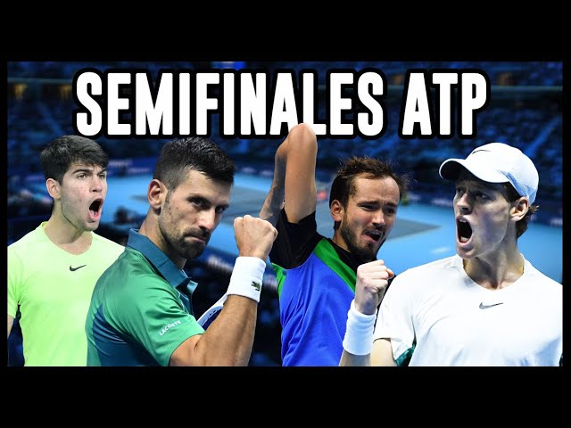 Alcaraz vs Djokovic, Sinner vs Medvedev - Semifinales de las ATP Finals