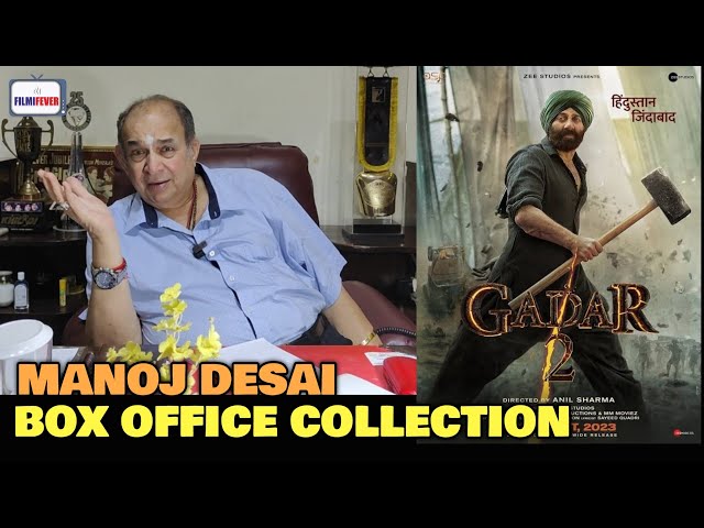 Gadar 2 BOX OFFICE COLLECTION | Manoj Desai REACTION Post Independence Day | Sunny Deol